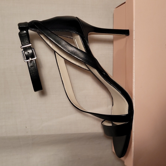 BCBGeneration Diego Black High Heel Ankle Strap Shoes - Picture 8 of 9